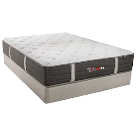 Queen Firm Pocketed Coil Mattress and Therability™ Heavy Duty Foundation